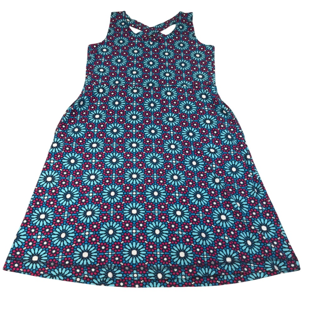 T by Talbots Womens Petite Small Colorful Crisscross  Pocket Dress Pickleball - Picture 2 of 10